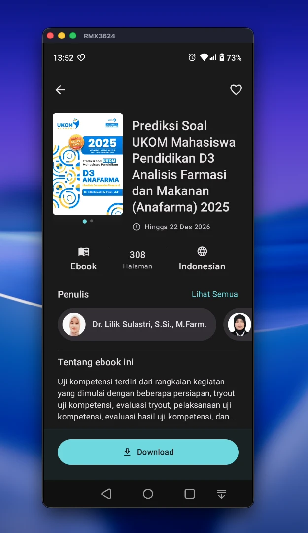 Book Detail with Chapters